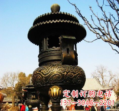 甘肃香炉铜雕塑