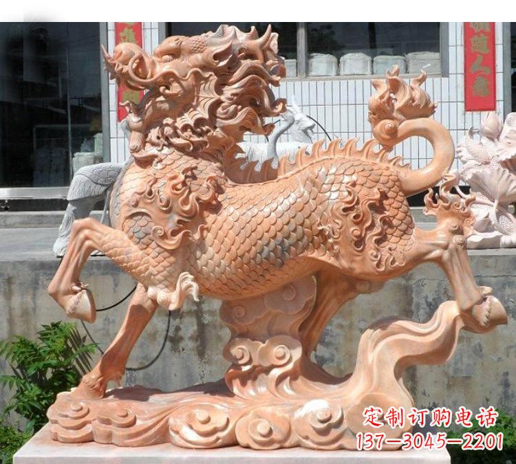 甘肃祥云麒麟石雕