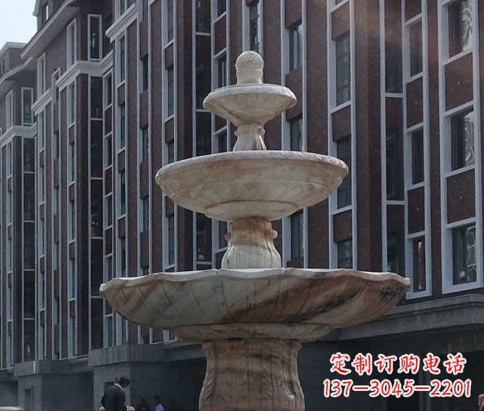 甘肃小区景观大型喷泉石雕 (6)