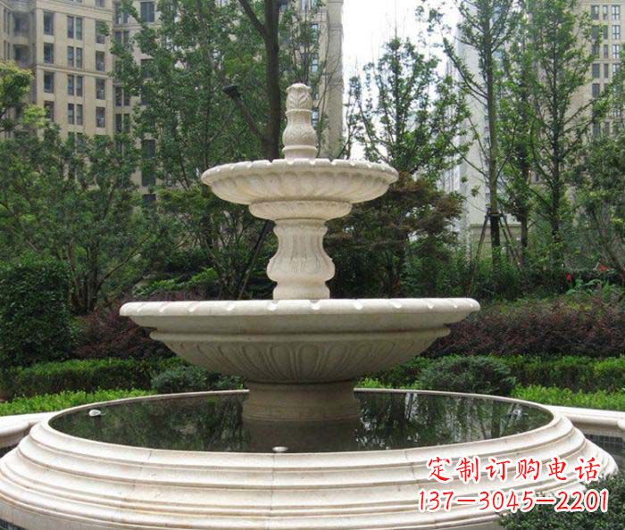 甘肃小区景观欧式喷泉石雕 (2)