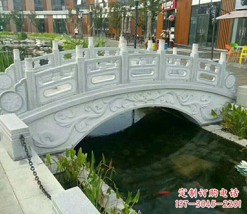 甘肃小区景观石桥栏杆