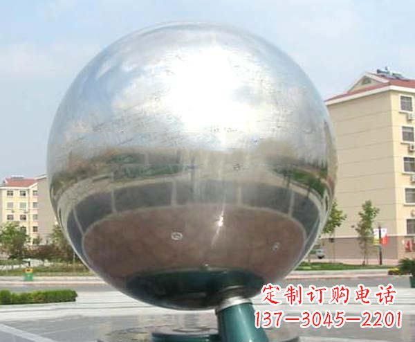 甘肃校园不锈钢抽象地球仪雕塑