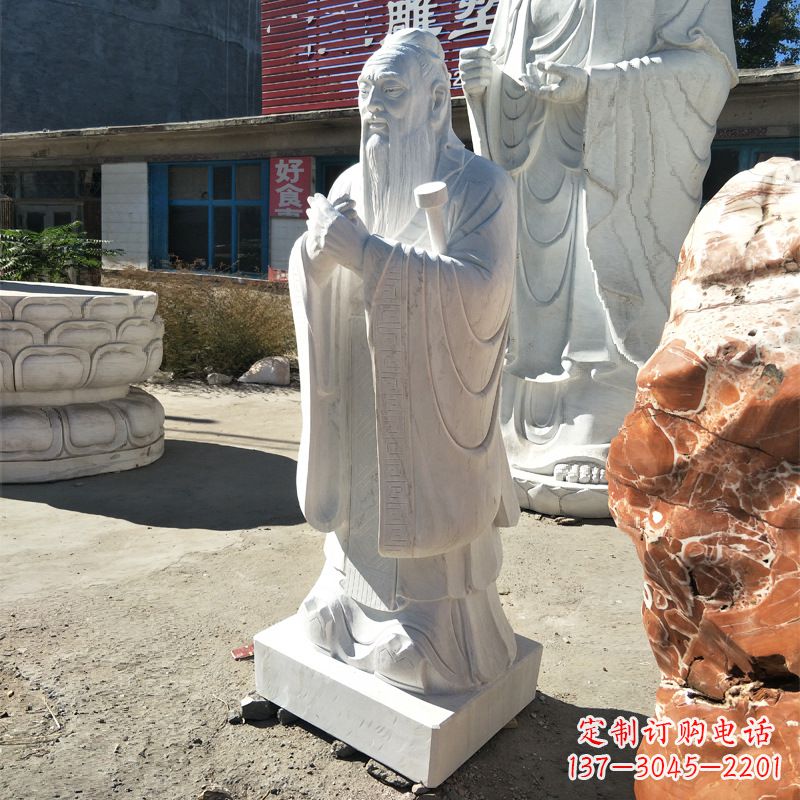 甘肃校园孔子像雕塑