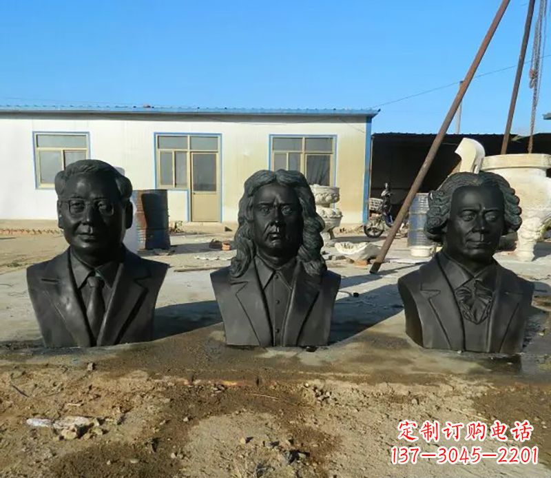 甘肃校园名人铜雕