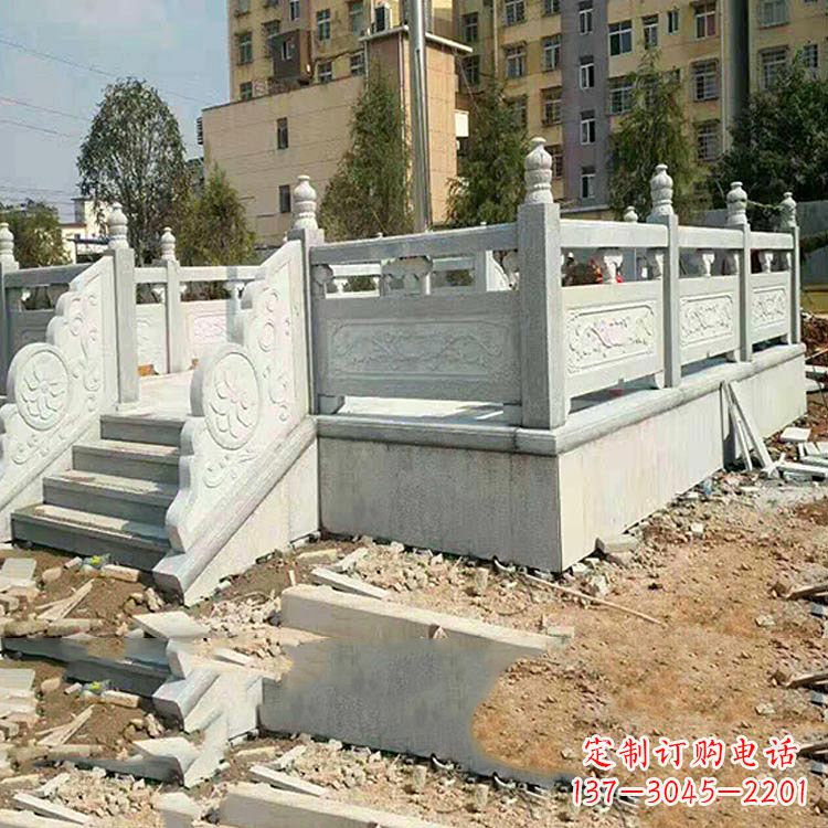 甘肃校园青石升旗台