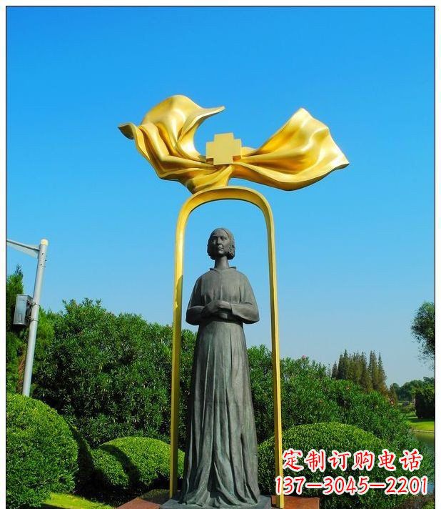 甘肃医院南丁格尔名人铜雕