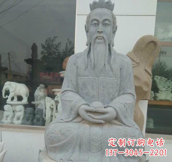 甘肃元始天尊神像石雕