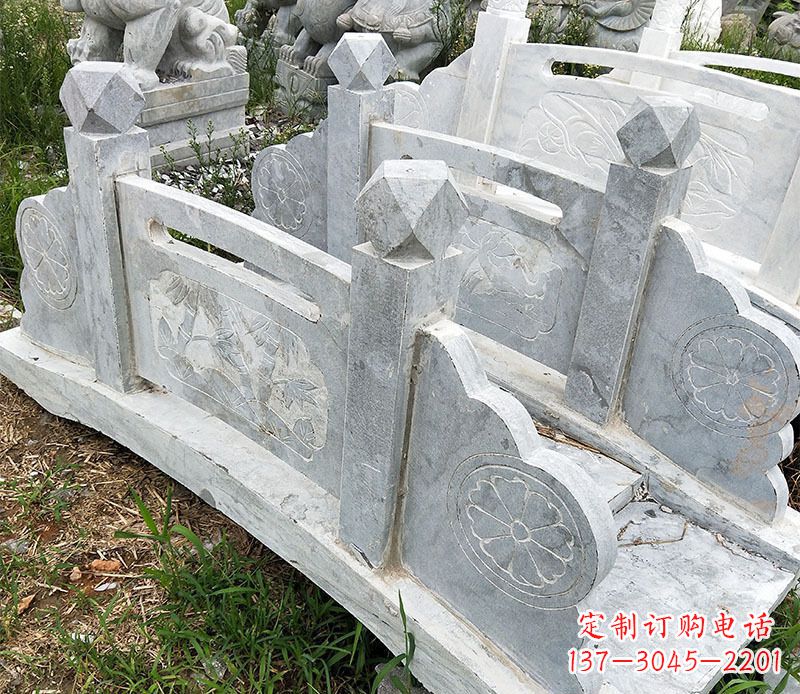 甘肃园林仿古石拱桥景观石雕 (2)