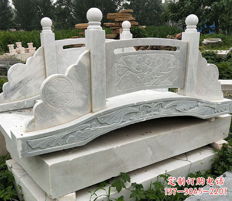 甘肃园林仿古石拱桥景观石雕