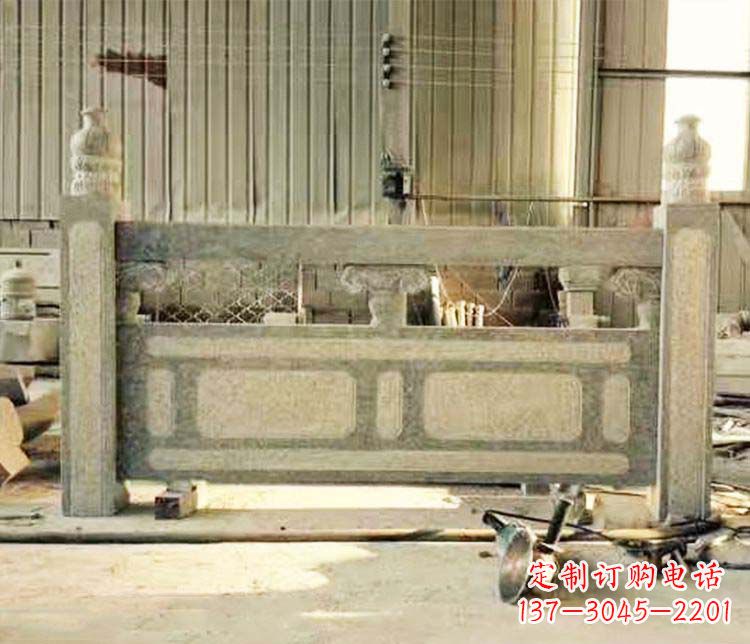 甘肃园林仿古石栏板景观石雕