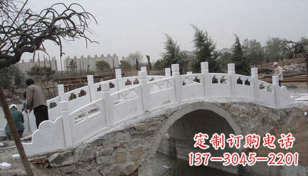 甘肃园林汉白玉大桥栏板景观石雕