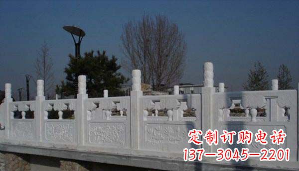 甘肃园林汉白玉栏板景观石雕