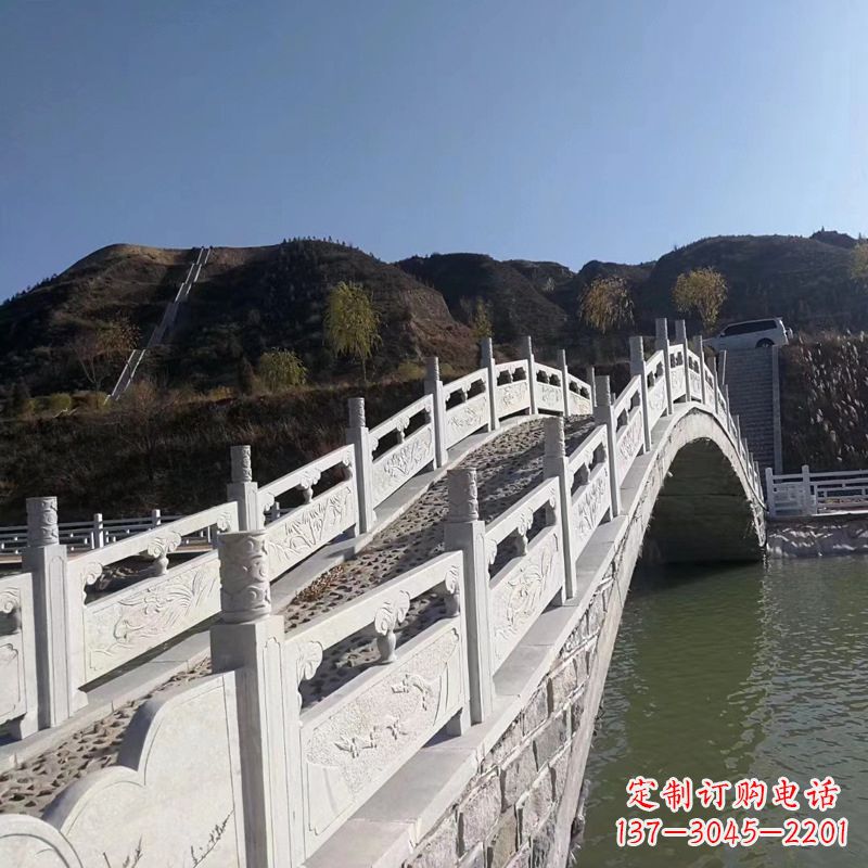 甘肃园林景点石雕桥栏板