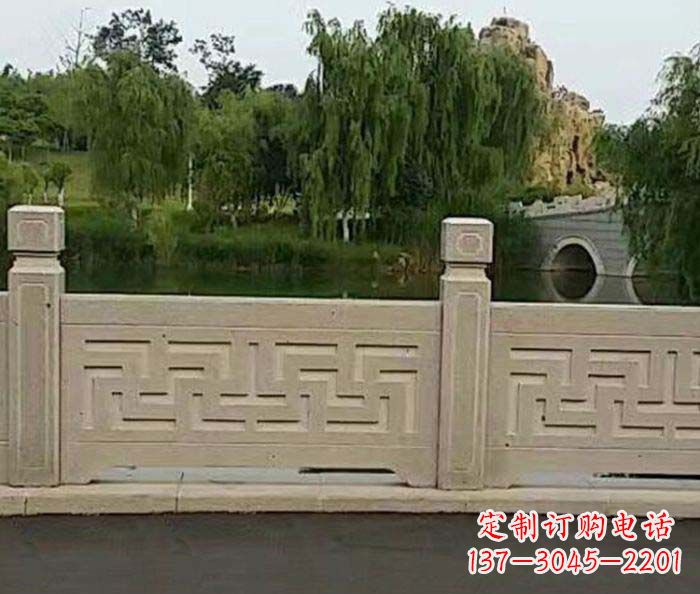 甘肃园林景观大理石栏板石雕 (4)