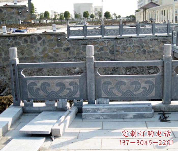 甘肃园林景观大理石栏板石雕 (11)
