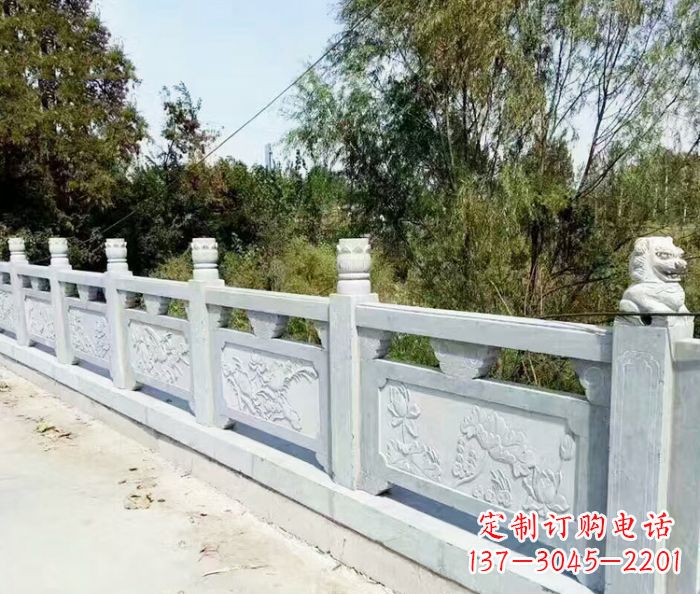 甘肃园林景观大理石栏板石雕_1