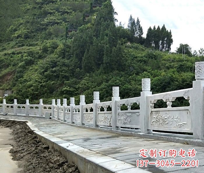甘肃园林景观大理石栏板石雕_2