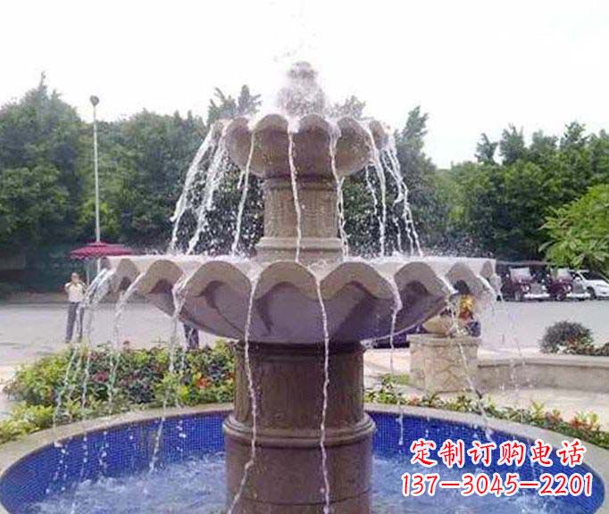 甘肃园林景观大理石喷泉石雕