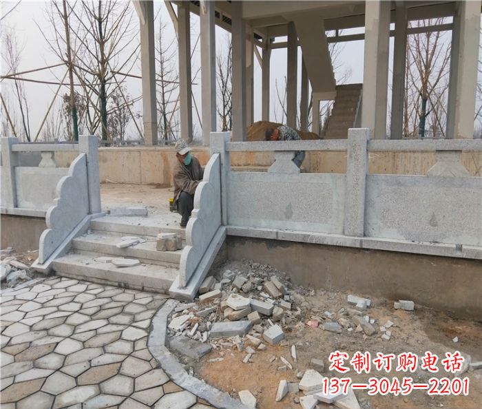 甘肃园林景观大理石桥栏板石雕_2 (2)