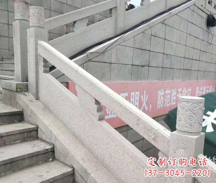 甘肃园林景观大理石桥栏板石雕_1 (2)