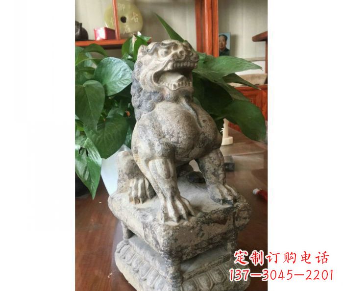 甘肃园林景观大理石狮子石雕