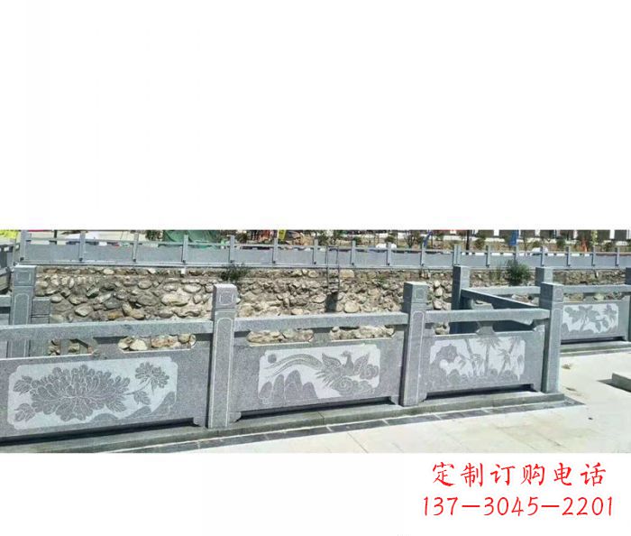 甘肃园林景观仿古石雕栏板 (5)