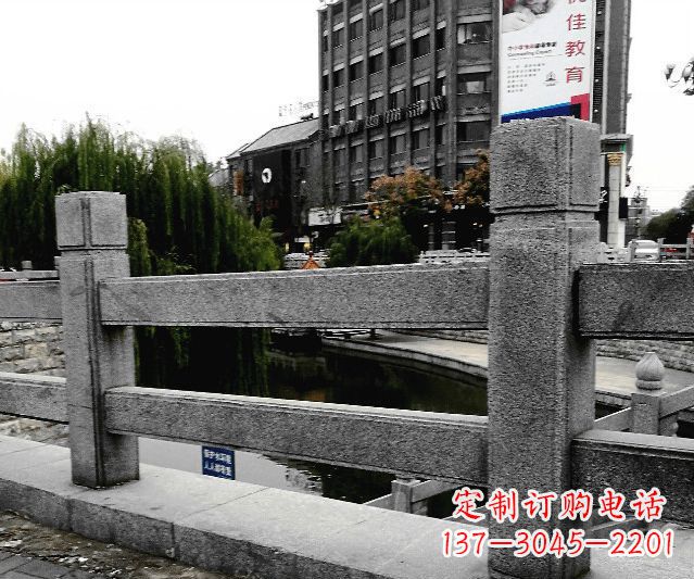 甘肃园林景观仿古石雕栏板 (9)