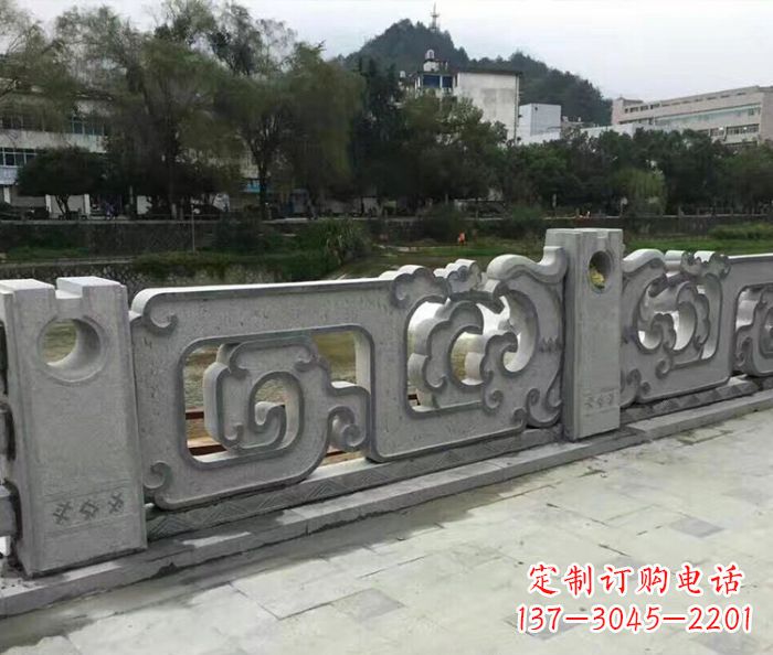 甘肃园林景观仿古石雕栏板_1
