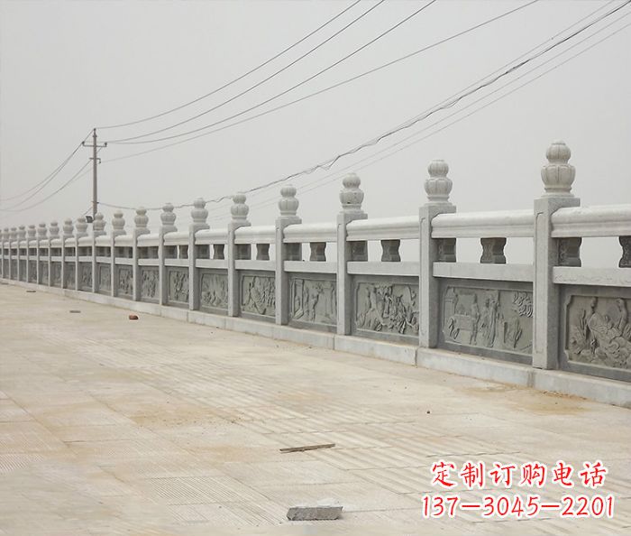 甘肃园林景观仿古石雕栏板_2