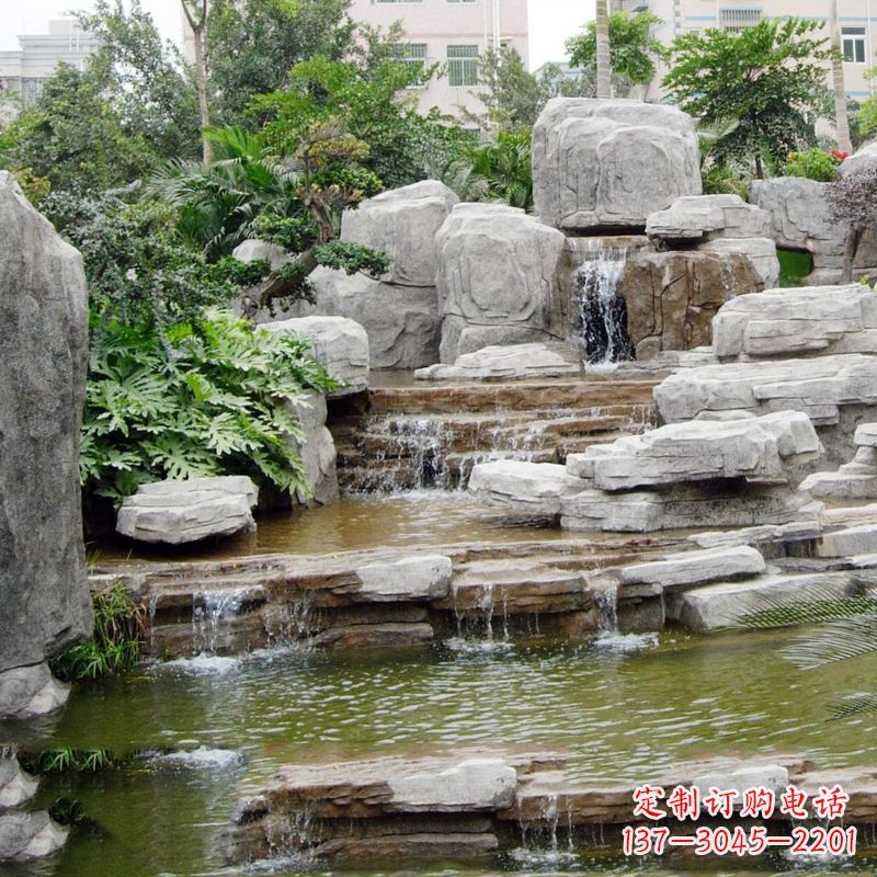 甘肃园林石头假山流水