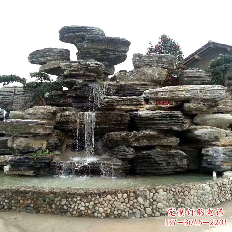 甘肃园林塑石假山流水