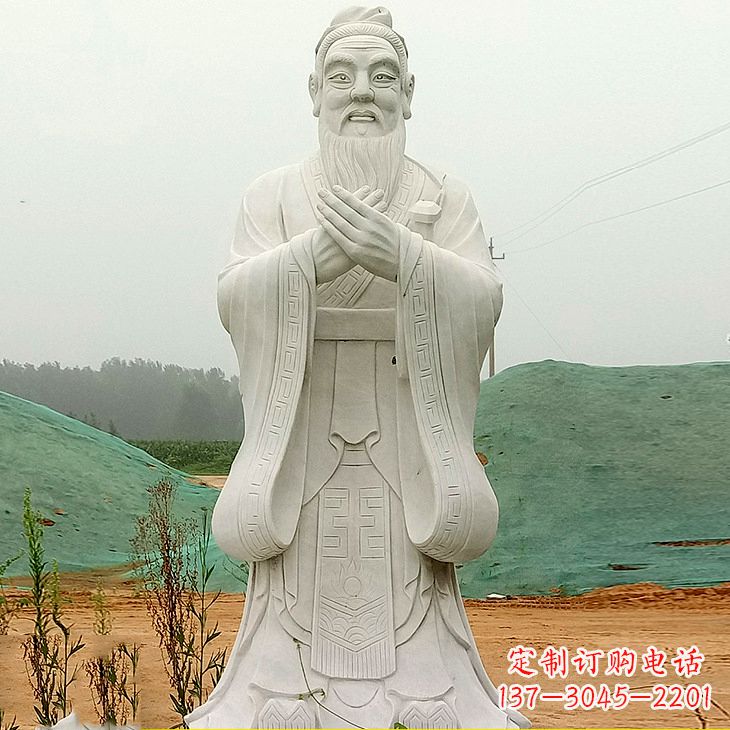 甘肃沾化二中孔子雕塑塑像