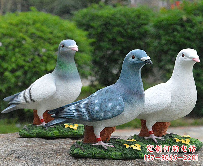 甘肃长春和平鸽雕塑