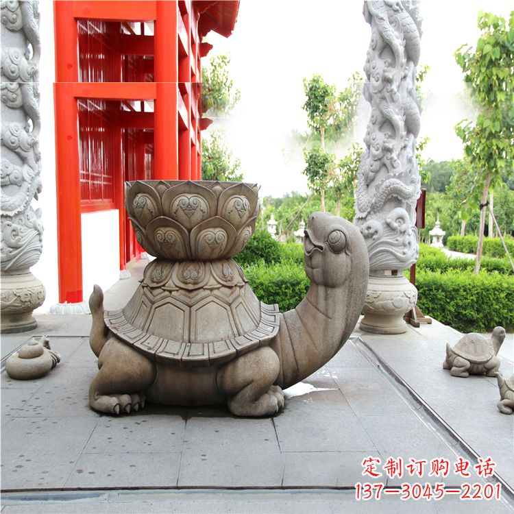 甘肃长寿龟乌龟石雕