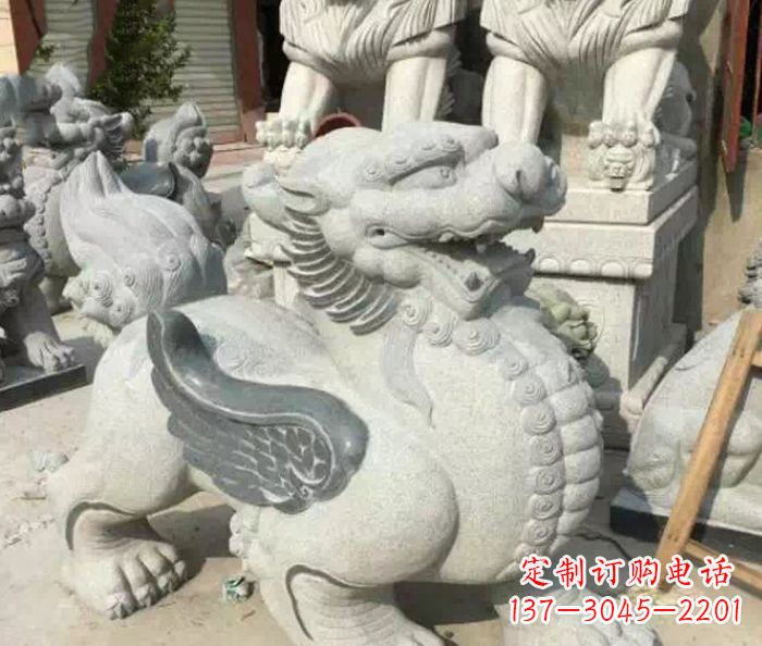 甘肃招财神兽仿古貔貅石雕