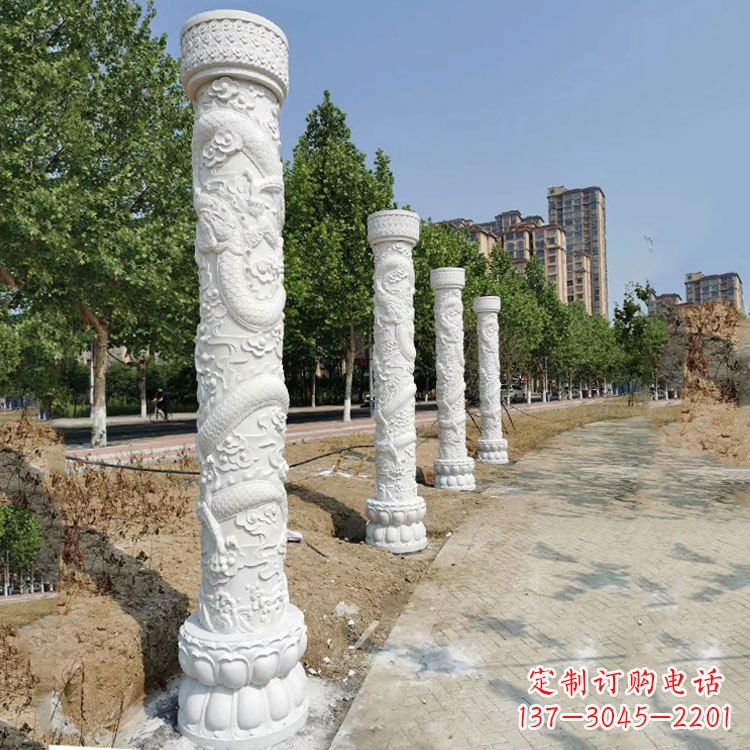 甘肃中国龙柱雕刻
