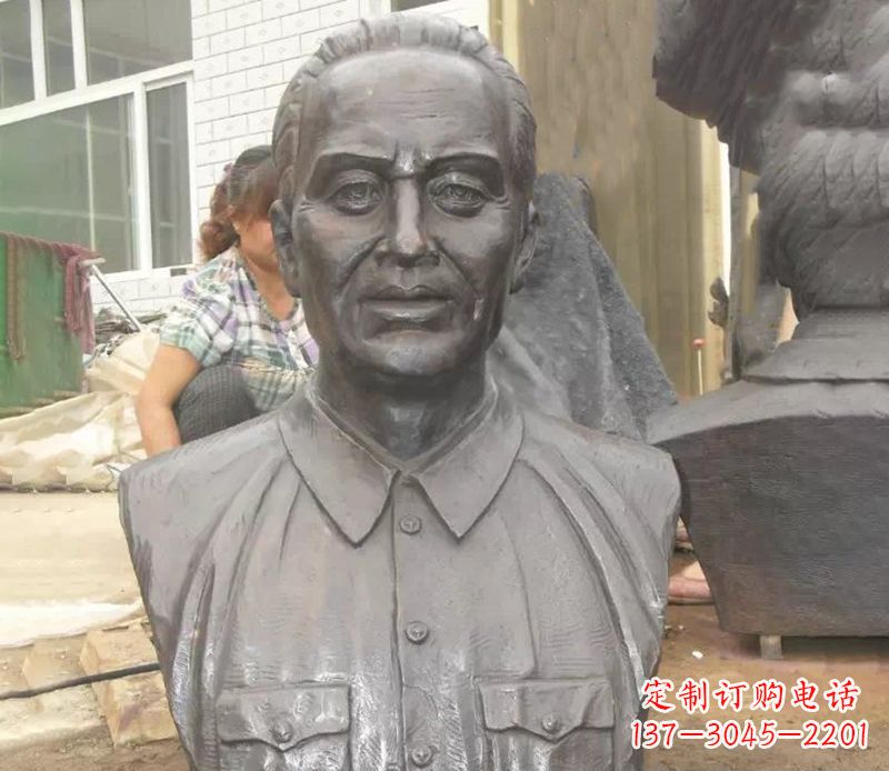 甘肃中国名人人物胸像铜雕