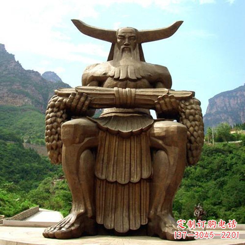 甘肃中华民族人文初祖五榖神农大帝大型景观雕塑