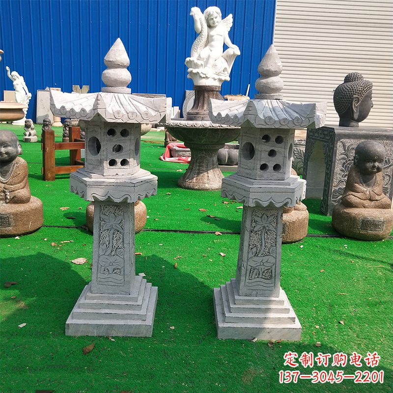 甘肃中式大理石灯笼