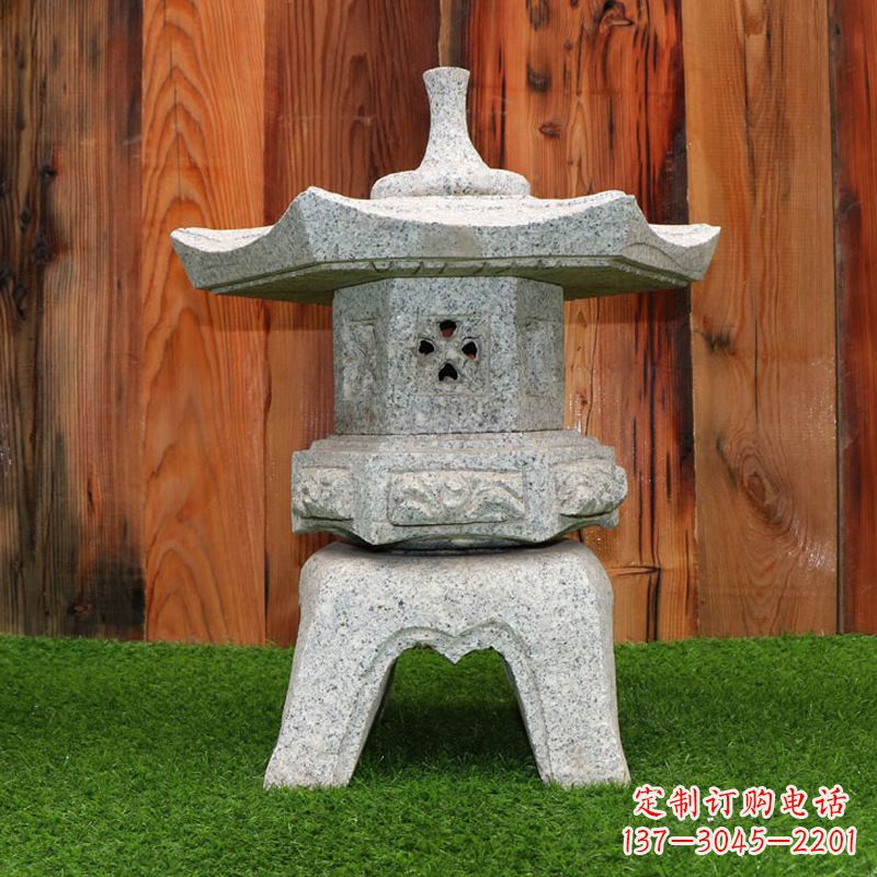 甘肃中式复古石灯