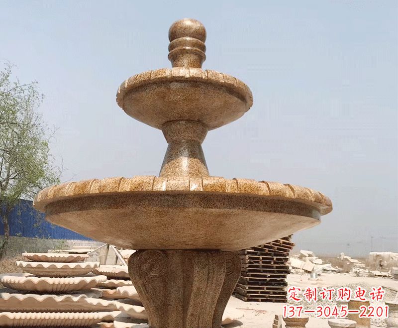 甘肃中式石雕喷泉