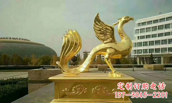 甘肃朱雀铜雕