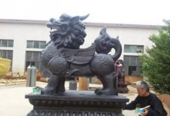 甘肃招财神兽貔貅铜雕 
