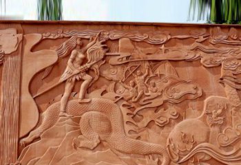 甘肃中国远古文化浮雕
