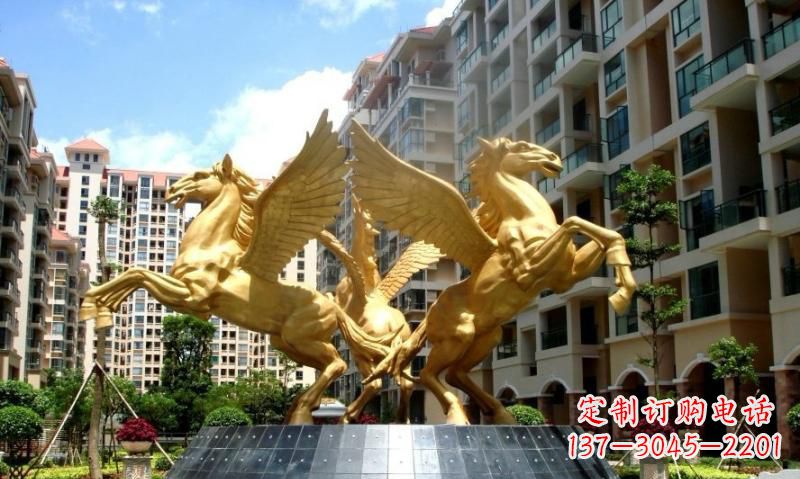 甘肃铸铜飞马雕塑