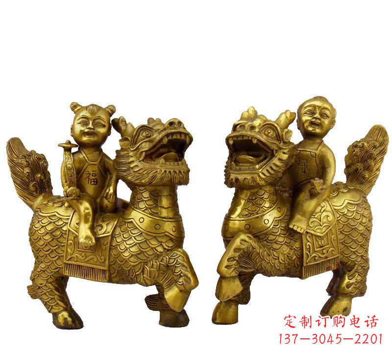 甘肃铸铜福禄麒麟