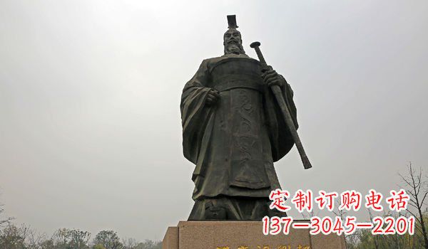 甘肃铸铜刘邦雕塑