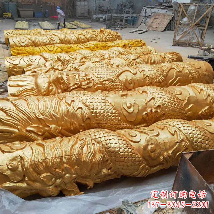 甘肃铸铜龙柱