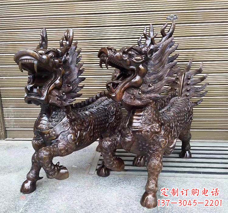 甘肃铸铜铜麒麟