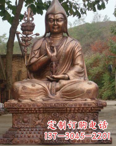 甘肃紫铜佛像雕塑